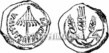 Coin, Herod, Agrippa, lepton, Coins