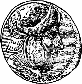 Coin, Seleucus, founder, antioch, front, Coins, founders, fronts