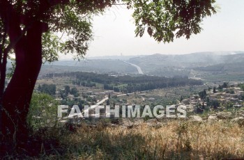 Kiriath, jearim, Kirjath, jerusalem, hill, Valley, tree, road, hills, valleys, trees, roads