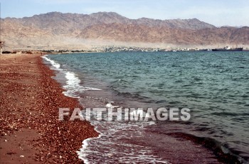 Ezion-geber, Elath, sea, coast, shore, beach, mountain, Solomon, seaport, seas, coasts, shores, beaches, mountains, seaports