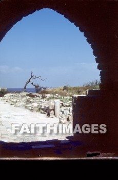 Caesarea, prison, paul, Ruin, archway, arch, sea, archaeology, prisons, ruins, arches, seas