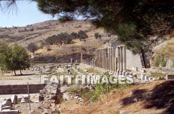 pergamum, turkey, archaeology, Ruin, Seven, church, revelation, turkeys, ruins, sevens, Churches, revelations