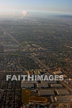 los angeles, California, air view, perspective, height, street, city, building, perspectives, heights, streets, cities, buildings