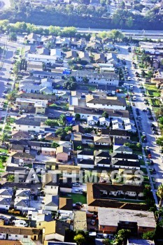los angeles, California, air view, perspective, height, street, city, building, perspectives, heights, streets, cities, buildings