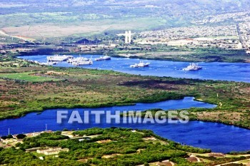 pearl harbor, honolulu, hawaii, mountain, bay, harbor, Landscape, air view, perspective, mountains, bays, harbors, landscapes, perspectives