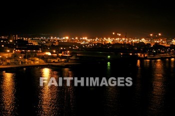 waterfront, Night, honolulu, hawaii, waterfronts, nights