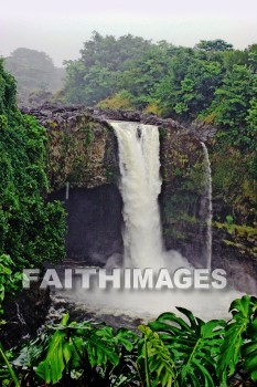 rainbow falls, waterfall, wailuku river state park, island of hawaii, hawaii, waterfalls