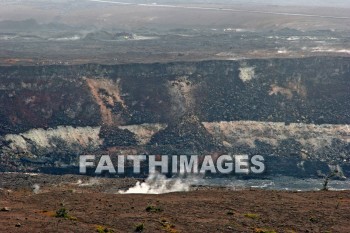 volcano, crater, volcano national park, island of hawaii, hawaii, volcanoes, craters