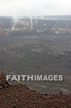 volcano, volcano crater, volcano national park, island of hawaii, hawaii, volcanoes