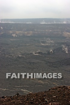 volcano, volcano crater, volcano national park, island of hawaii, hawaii, volcanoes