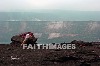 offering, fire-goddess pele, pele, fire goddess, volcano, volcano crater, volcano national park, island of hawaii, hawaii, offerings, volcanoes