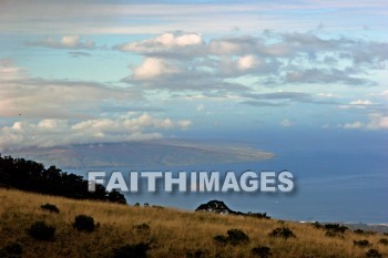 cloud, sky, mountain, ocean, sea, bay, maui, hawaii, clouds, skies, mountains, oceans, seas, bays