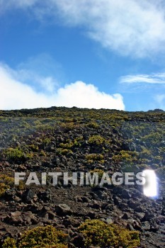 cloud, pu'u 'ula'ula summit, crater, caldera, extinct volcano, haleakala national park, maui, hawaii, clouds, craters