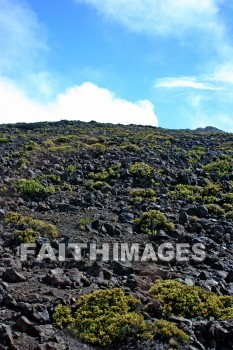 cloud, pu'u 'ula'ula summit, crater, caldera, extinct volcano, haleakala national park, maui, hawaii, clouds, craters