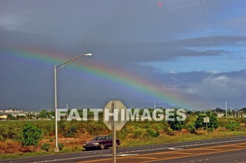 rainbow, sky, maui, hawaii, rainbows, skies