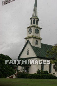 country church, church, iao valley, maui, hawaii, Churches