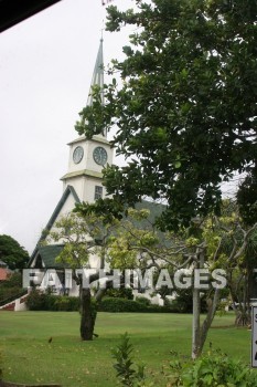 country church, church, iao valley, maui, hawaii, Churches