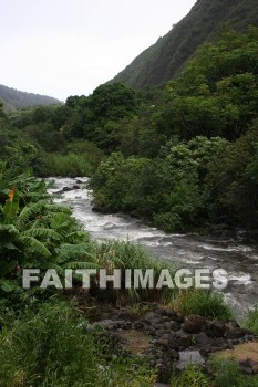 river, iao needle, cinder cone, pinnacle, iao valley, maui, hawaii, rivers, pinnacles