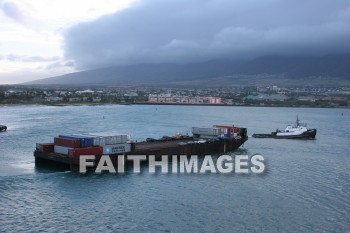 tug boat, boat, barge, harbor, kahului, maui, hawaii, boats, harbors