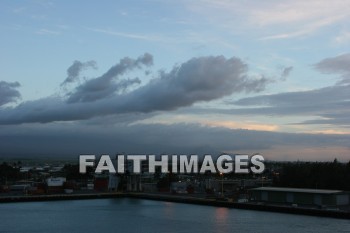 evening clouds, sunset, evening, harbor, kahului, maui, hawaii, sunsets, evenings, harbors