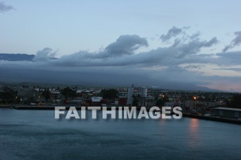 evening clouds, sunset, evening, harbor, kahului, maui, hawaii, sunsets, evenings, harbors