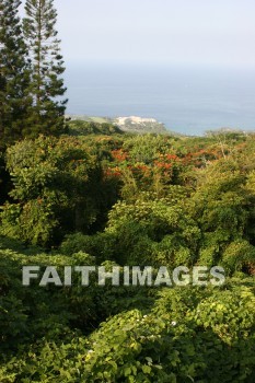 bay, panoramic view, kona, island of hawaii, hawaii, bays
