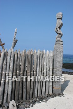 hale o keawe helau, temple, bones of chiefs, burial place of chiefs, cemetery, pu'uhonua o honaunau national historical park, kona, island of hawaii, hawaii, temples, cemeteries