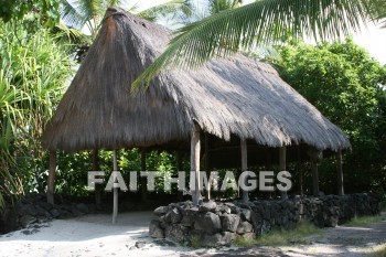 thatch, thatched roof, roof, hut, halau, storage, work shed, pu'uhonua o honaunau national historical park, kona, island of hawaii, hawaii, thatches, roofs, huts, storages