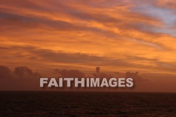 sunset, evening, dusk, twilight, ocean, cloud, island of hawaii, hawaii, sunsets, evenings, dusks, twilights, oceans, clouds