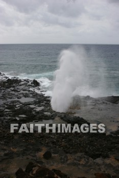 geyser, spouting horn, kuai, hawaii, geysers