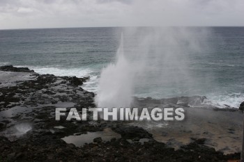 geyser, spouting horn, kuai, hawaii, geysers