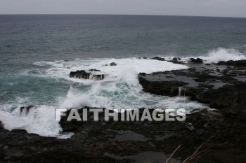 seacoast, ocean, sea, wave, geyser, spouting horn, kuai, hawaii, seacoasts, oceans, seas, waves, geysers