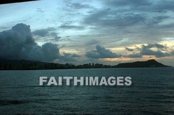 sunrise, sunset, cloud, mountain, Diamondhead, volcano, extinct, color, colorful, light, bright, beginning, opening, new, honolulu, hawaii, sunrises, sunsets, clouds, mountains, volcanoes, colors, lights, openings