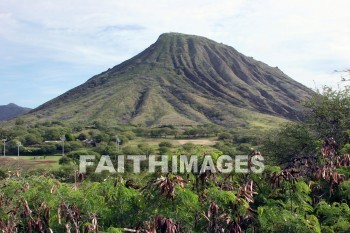 Koko Crater, extinct volcano, honolulu, hawaii