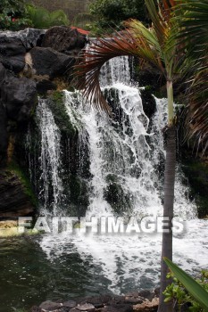 waterfall, Sea Life Park, O'ahu, hawaii, waterfalls