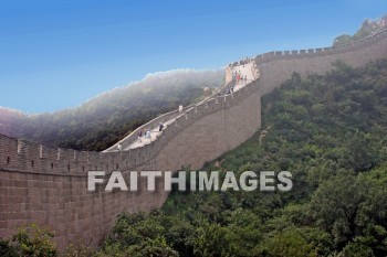 great wall, wall, china, walls