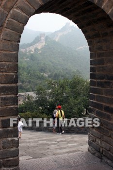 great wall, wall, china, walls