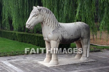 horse, stone animals, sacred way, ming tombs, imperial tombs, burial, cemetery, grave, death, dying, dead, dies, china, horses, burials, cemeteries, Graves, deaths
