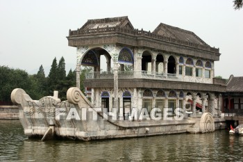 marble boat, the summer palace, beijing, china