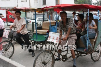 rickshaw, jinrikshas, china, rickshaws