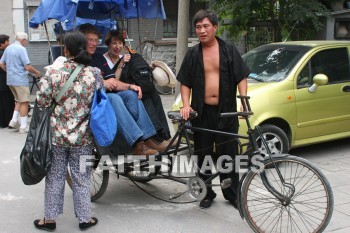 rickshaw, jinriksha, beijing, china, rickshaws