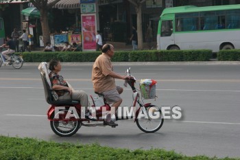 three-wheel bicycle, bicycle, xian, china, bicycles