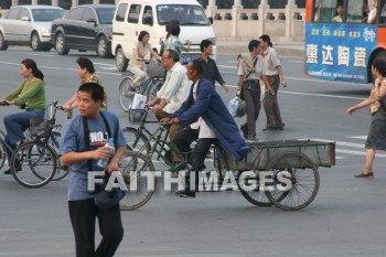 three-wheel bicycle, bicycle, xian, china, bicycles