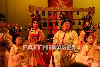 musician, dancer, xian, china, Musicians, dancers