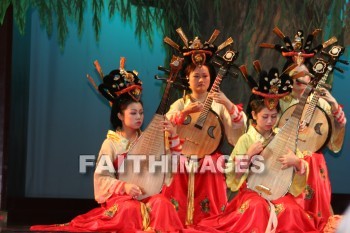 chinese musicians, xian, china