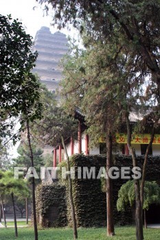 small wild goose pagoda, xian, china