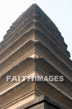 small wild goose pagoda, xian, china