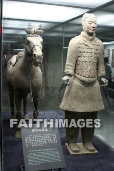 terracota warriors, horse, guard, 2200 years old, 7000 figures, xian, china, horses, guards