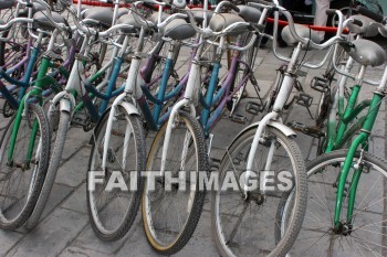 chinese bicycles, xian, china