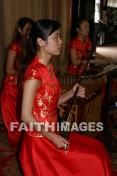 chinese women, musical instrument, costume, dress, attire, cloth, Clothing, xian, china, musical instruments, Costumes, dresses, cloths